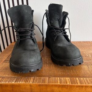 Timberland Kids Black Boots